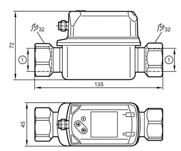 易福门流量计尺寸图
